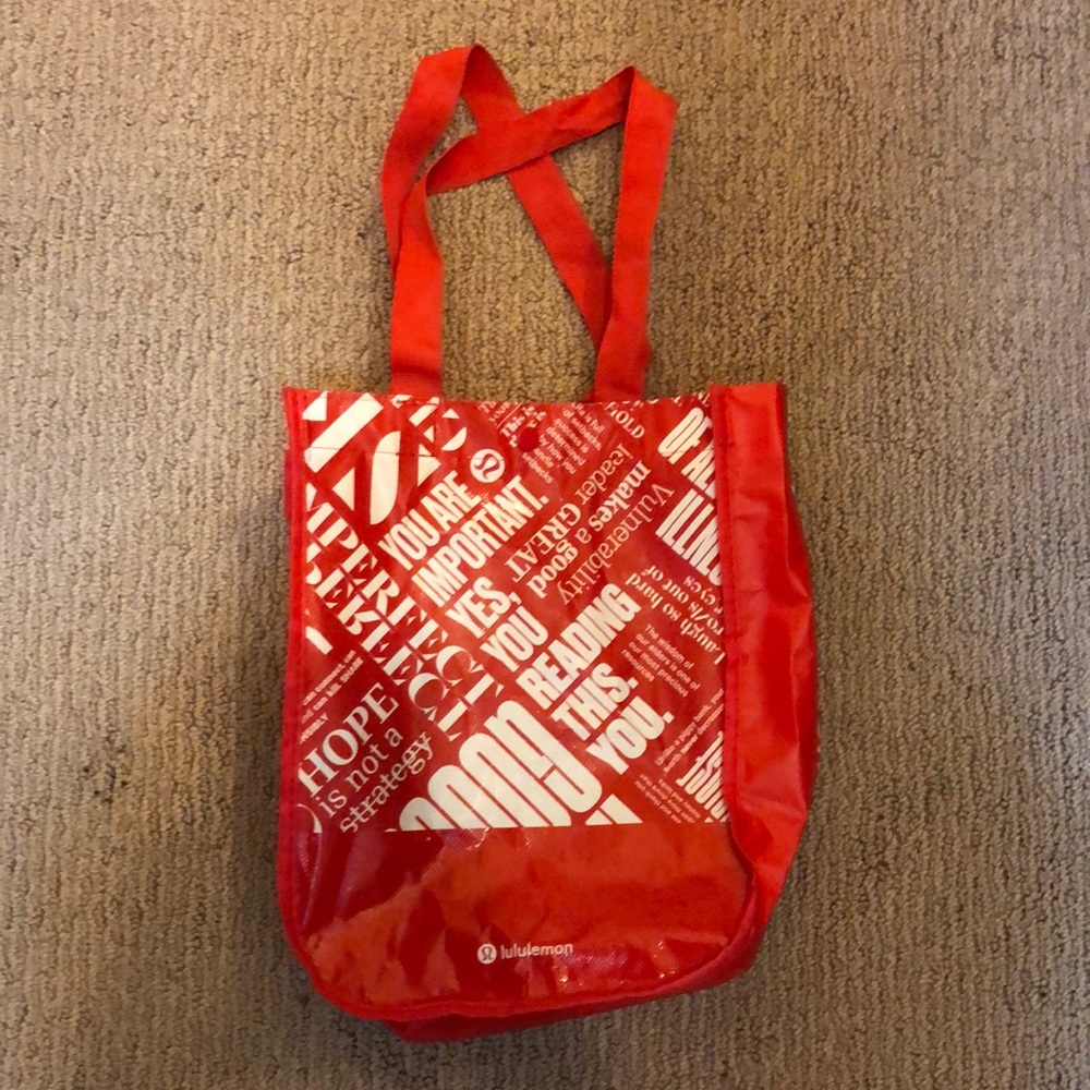 Lululemon Red Bag